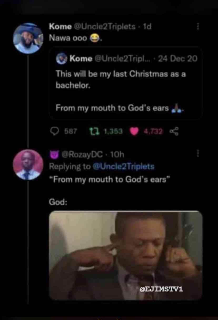 God: For here😂😂 | MirrorLog