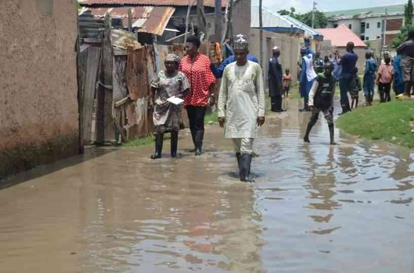 A flood has hit a community in Adamawa state | MirrorLog