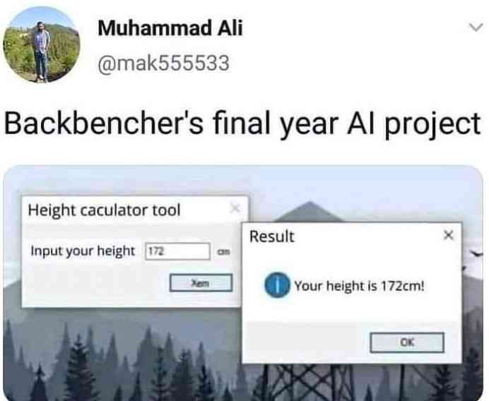 And the project title no go pass "Design and implementation of a comprehensive AI calculator 🤣💔 | MirrorLog