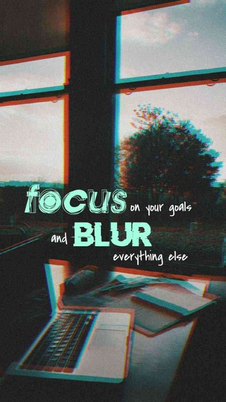 Focus on your goal dp