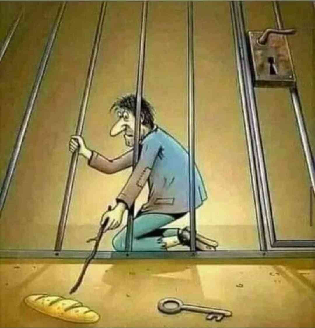 Why did the prisoner choose the bread instead of the key?? | MirrorLog