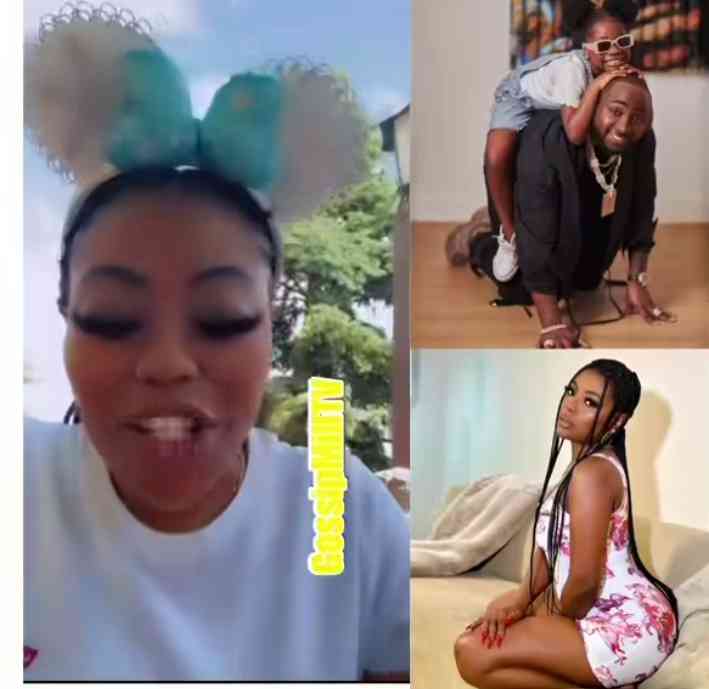 Davido's daughter IMADE ADELEKE and her mum, dragging each other | MirrorLog