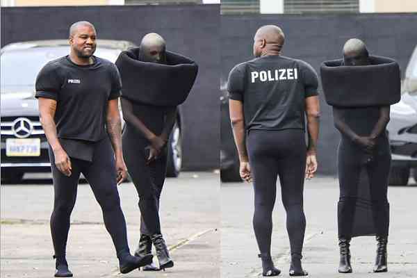 Kanye West and his new wife Bianca wow fans as they exited a church service in extraordinary attire. | MirrorLog