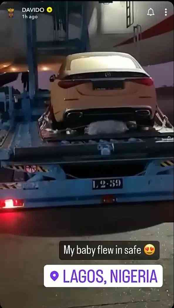 Davido takes delivery of 2023 Mercedes-Maybach worth ₦340M | MirrorLog